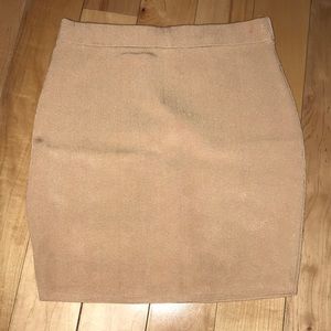 Beige Bandage Skirt